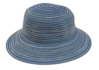 klobouk dámský, letní, modrý 40137.20