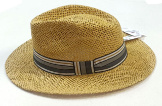 klobouk letní pánský béžový 75157