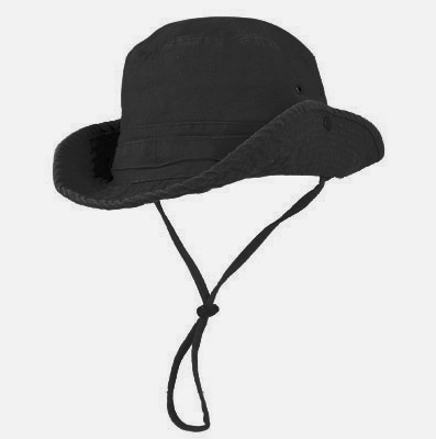 klobouk plátěný černý 80115.1