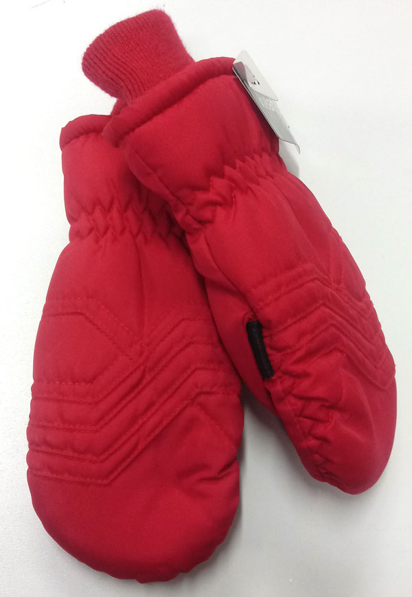 rukavice dětské lyžařské červené RU 019