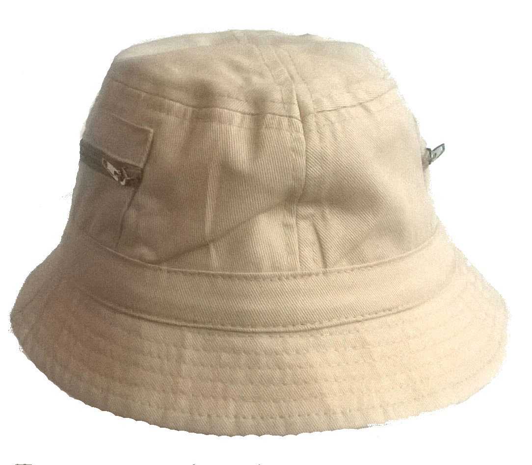 klobouk bavlněný látkový béžový letní 81324.5