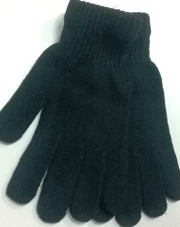 rukavice dámské pletené černé 43049