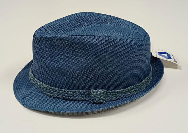 klobouk slaměný letní modrý 75144.20