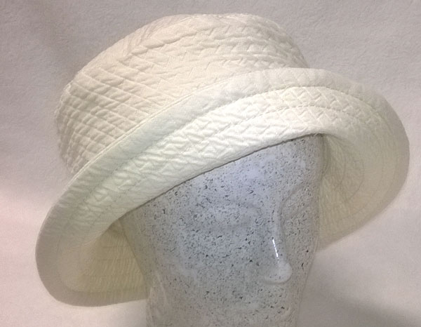 klobouk dámský plátěný letní béžový KL 590