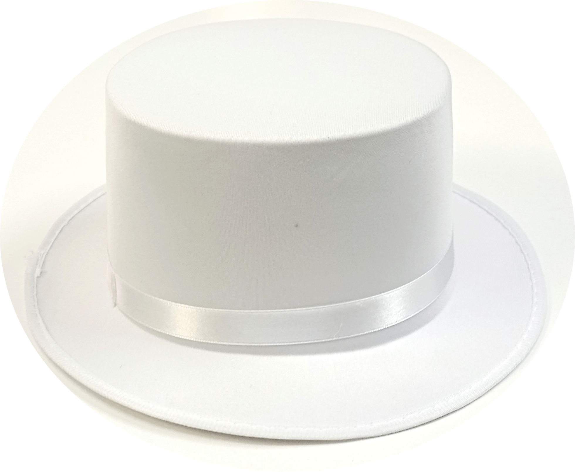 klobouk cylindr bílý 75303.2