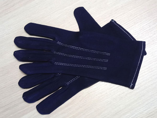 rukavice vycházkové bavlněné tm.modré 48390.20