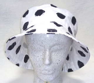 klobouk bavlněný, dámský, látkový, bílý, letní 61004.62