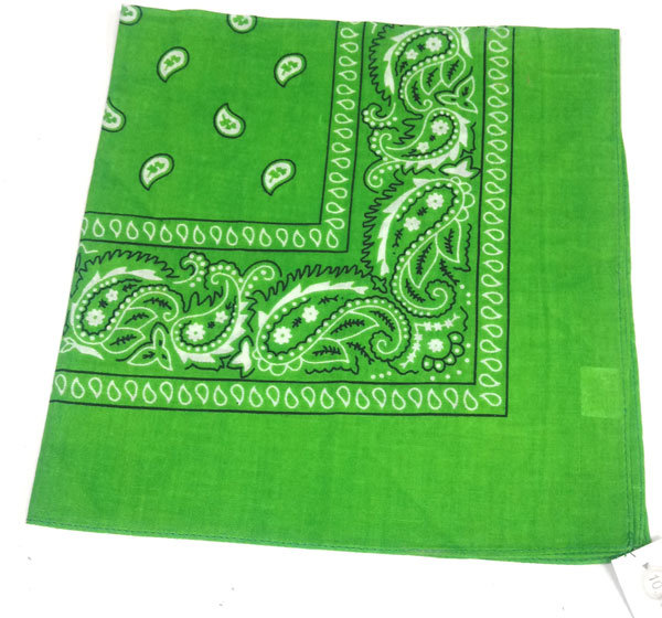 šátek bavlněný zelený, kiwi 91503.k
