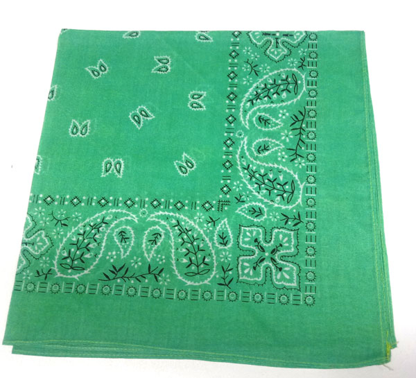 šátek bavlněný zelený, kiwi 91503.ze