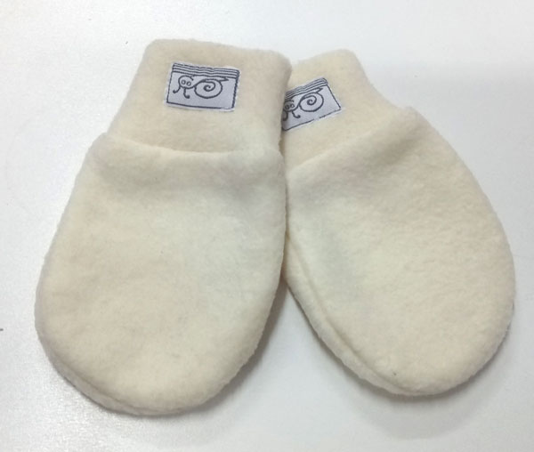 rukavice kojenecké bez palce bílé RU 040