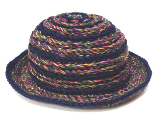klobouk zimní dámský pletený barevý 5704.111