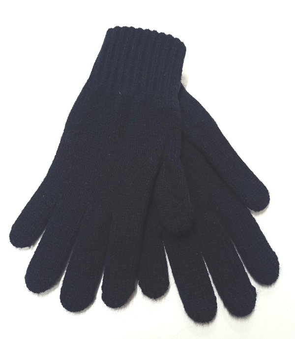 rukavice dětské prstové modré pletetné  RU 052
