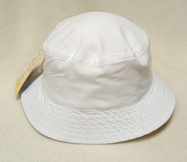 klobouk dětský letní plátěný s UV filtrem bílý 10622.2