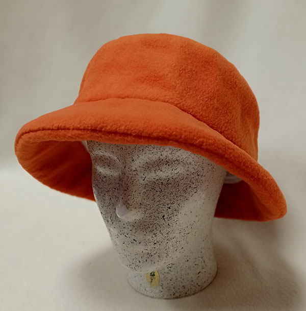 klobouk dámský fleece oranžový 61103.34
