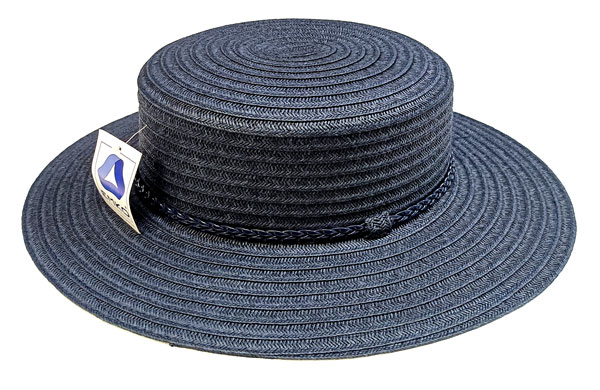 klobouk dámský letní slaměný tm.modrý 40106.20