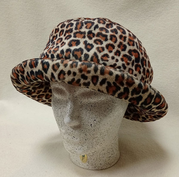 klobouk dámský béžovo hnědý vycházkový 61128.3