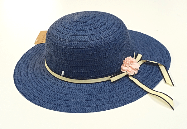 klobouk dívčí letní modrý 10250.20