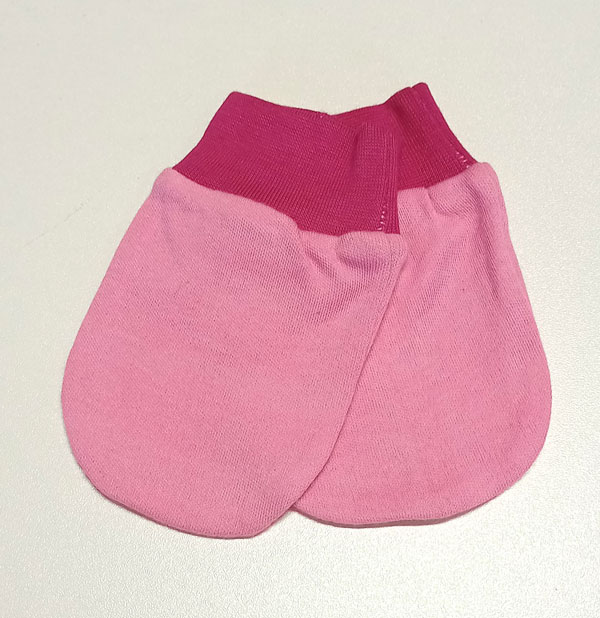 rukavice kojenecké bavlněné růžové pink 0210.31a