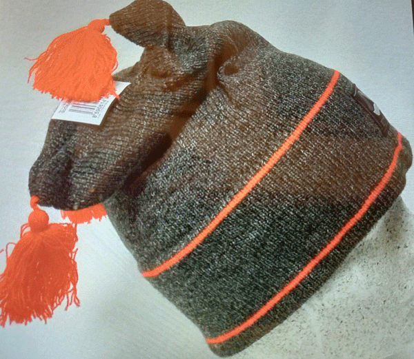 čepice pletená dětská šedá X201