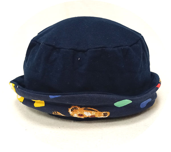 klobouček dětský bavlněný modrý 1139.2