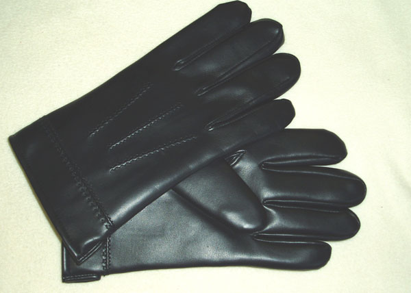 rukavice pánské umelá kůže černá R300