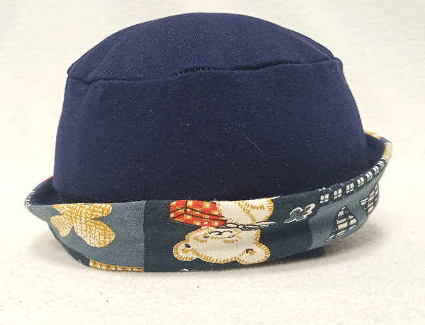klobouček dětský bavlněný modrý vc508