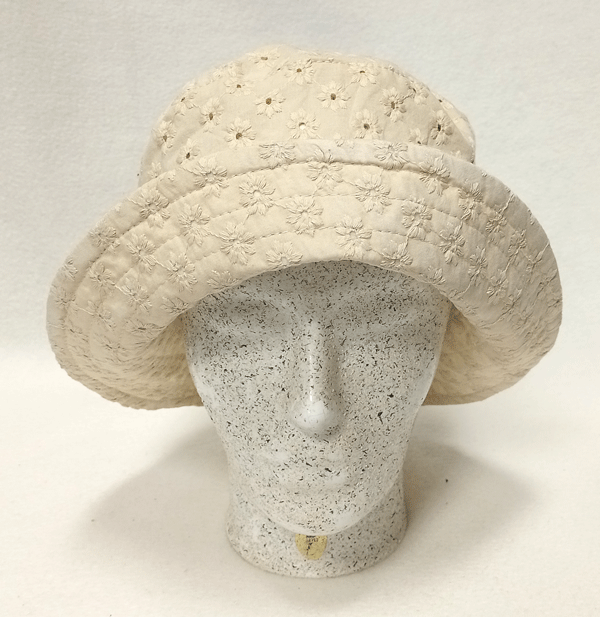 klobouk letní dámský bavlněný béžový 61025.4
