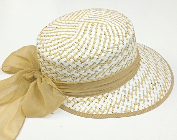 klobouk dámský letní béžový 40131