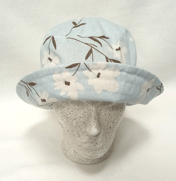 klobouk dámský lněný letní 61029