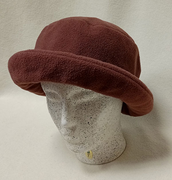 klobouk dámský fleece hnědý 61103.2