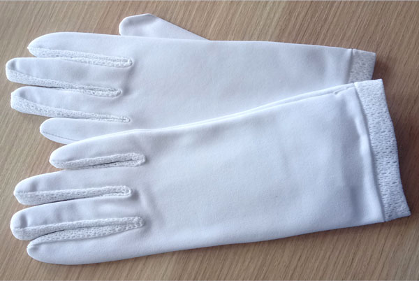 rukavice dámské, společenské, bílé 48353