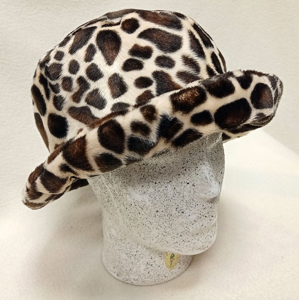 klobouk dámský vycházkový vzor žirafa 61124