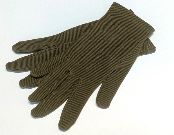rukavice dámské, vycházkové, olivové 48602.13
