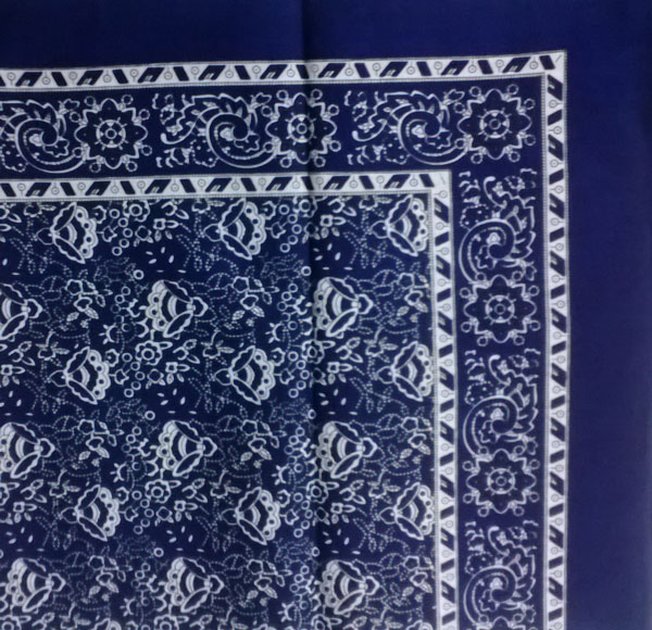 šátek bavlněný modrý velký 91513.20