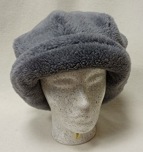 klobouk dámský zimní šedý  vycházkový 61620