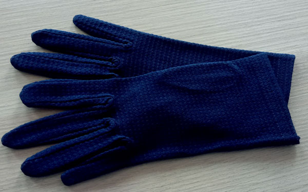 rukavice vycházkové bavlněné tmavě modré 48410.20