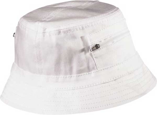 klobouk bavlněný plátěný letní bílý  81324.2