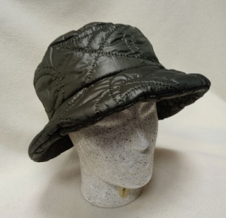 klobouk dámský zimní černozelený 61151
