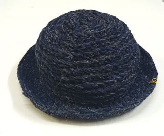 klobouk dámský pletený modrý 5704.102