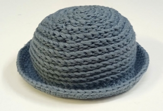 klobouk zimní dámský pletený šedý 5704.107