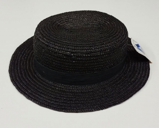 klobouk slaměný žirard černý 75143