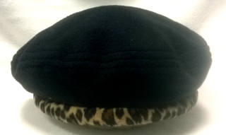 baret fleece černý 51009