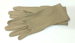 rukavice vycházkové bavlněné béžové  48607.4