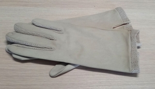 rukavice vycházkové dámské béžové 48353.4