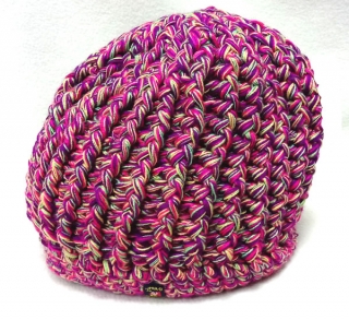 čepice dámská pletená růžová pink 6701.10