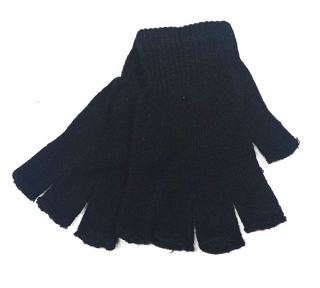 rukavice dámské bez prstů černé 43044.1