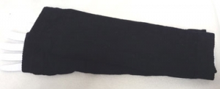 rukavice bez prstů černé zimní dlouhé RU205