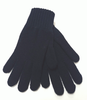 rukavice dětské prstové modré pletené  RU 052