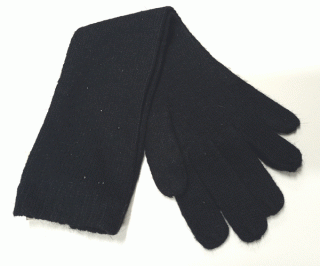 rukavice dámské černé dlouhé zimní RU 23