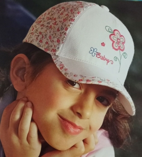 kšiltovka dětská dívčí růžová  KS 309